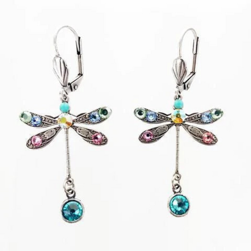 Levoire | Boucles D'Oreilles En Forme De Libellule Élégante Argent