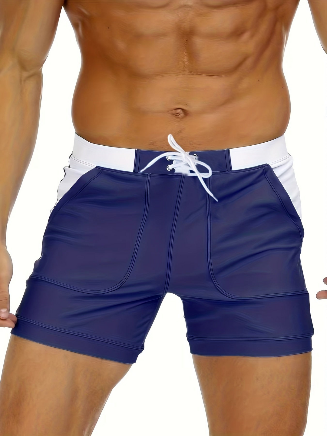 Levoire | Shorts de bain pour hommes à séchage rapide Design léger et respirant Bleu marine