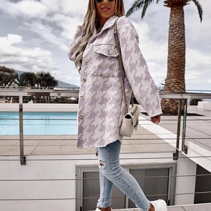 Levoire | Manteau Trench Pour Femmes Avec Manches Longues Et Design Tendance Lilas