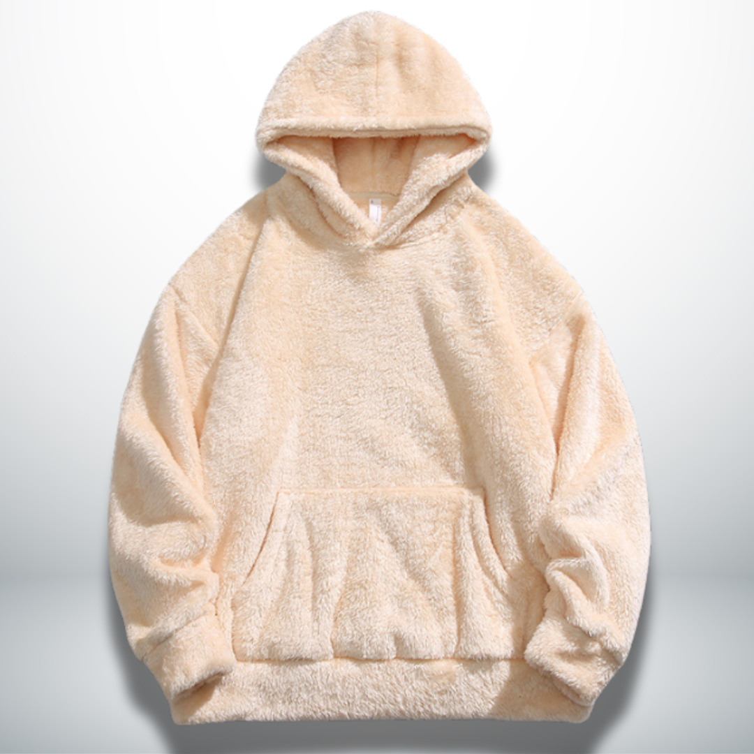Levoire | Sweatshirt chaud et doux oversize unisexe Abricot