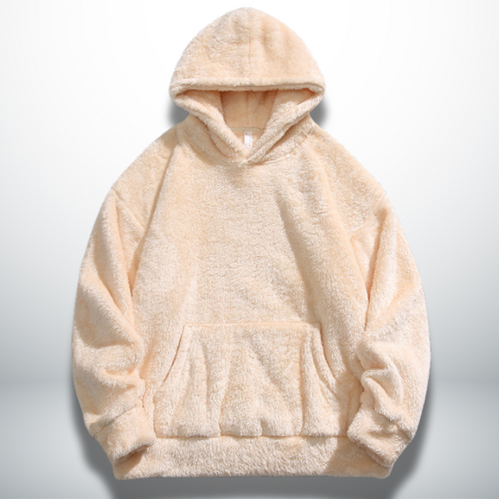 Levoire | Sweatshirt chaud et doux oversize unisexe Abricot