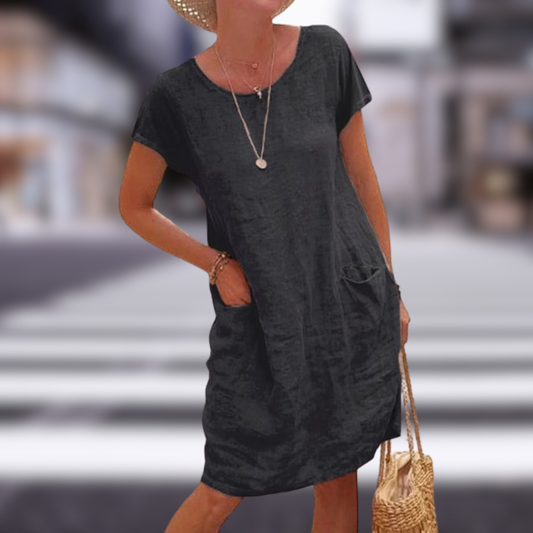 Levoire | Robe d'été décontractée Nero