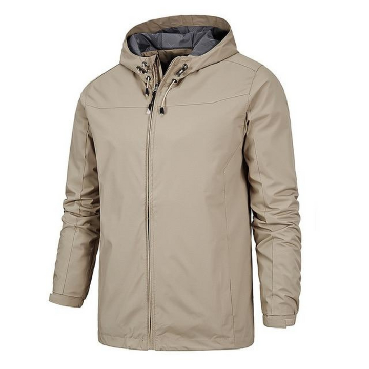 Levoire | Hommes Veste Imperméable Chaude Khaki