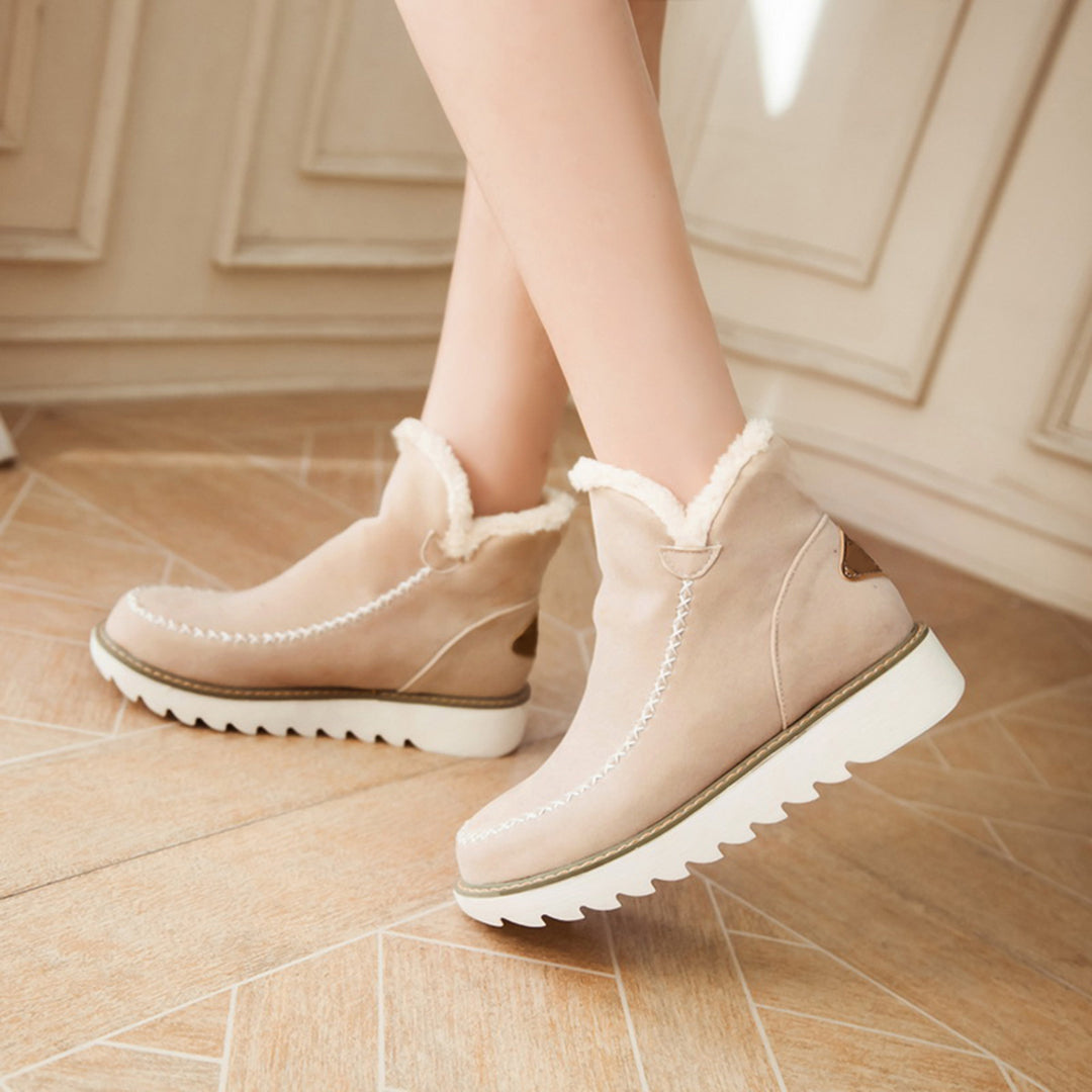 Levoire | Bottes D'Hiver Confortables Beige