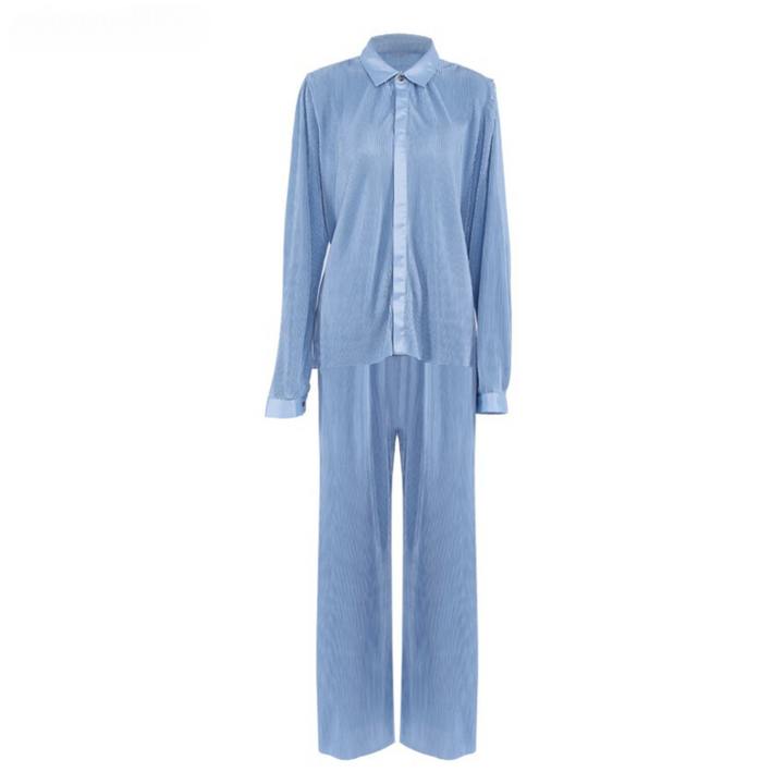 Levoire | Pièce Long Set Pour Femmes Élégante Et Confortable Tenue Bleu