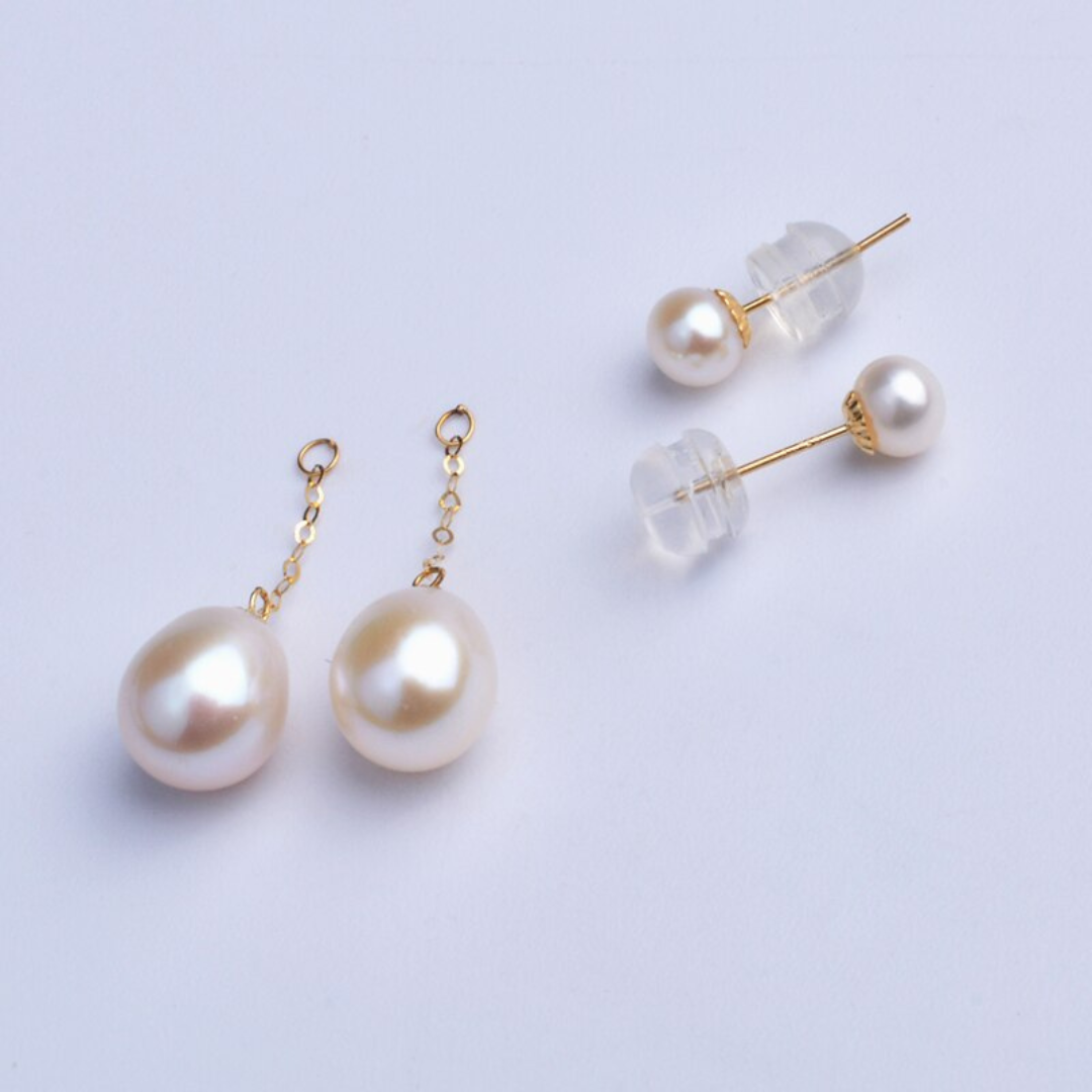 Levoire | Boucles D'Oreilles Élégantes En Perles Or