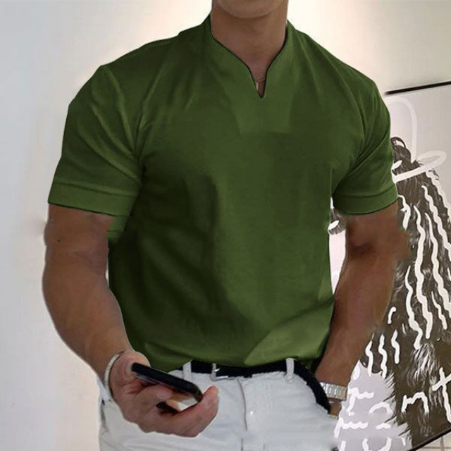 Levoire | T-Shirt Pour Hommes Rentomiesten vert olive