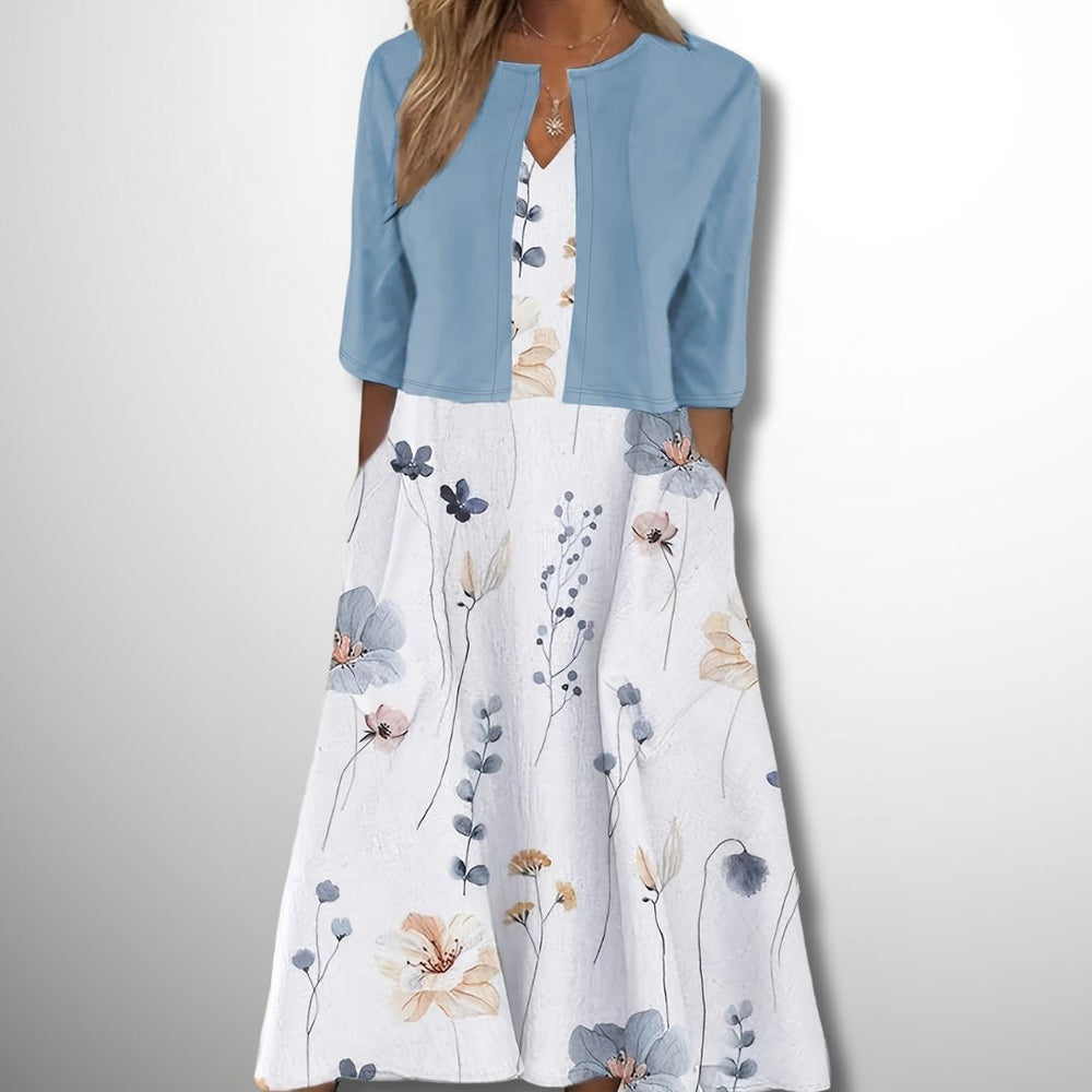 Levoire | Super Belle robe deux pièces pour femmes Ciel bleu