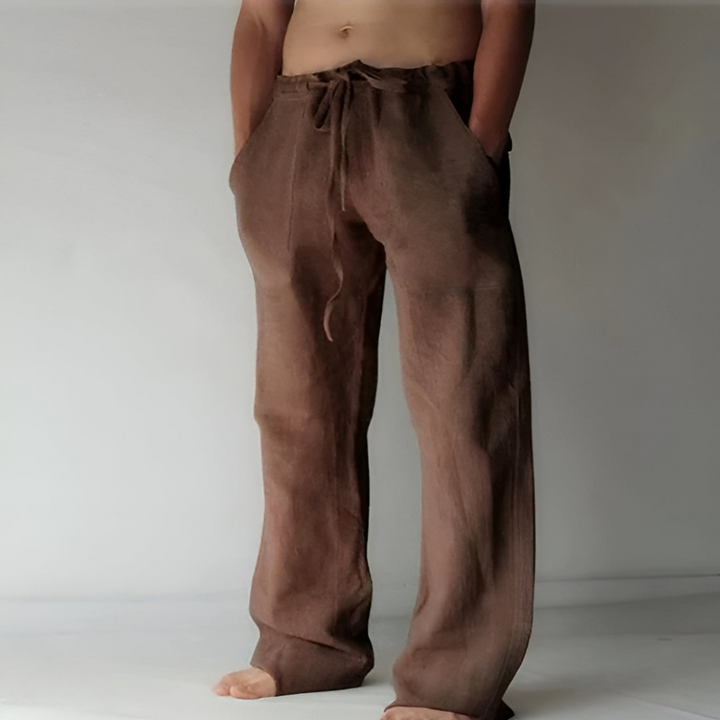 Levoire | Pantalon Confortable Pour Hommes Au Style Sportif Braun