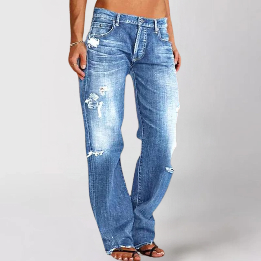Levoire | Pantalon À Jambes Larges Bleu
