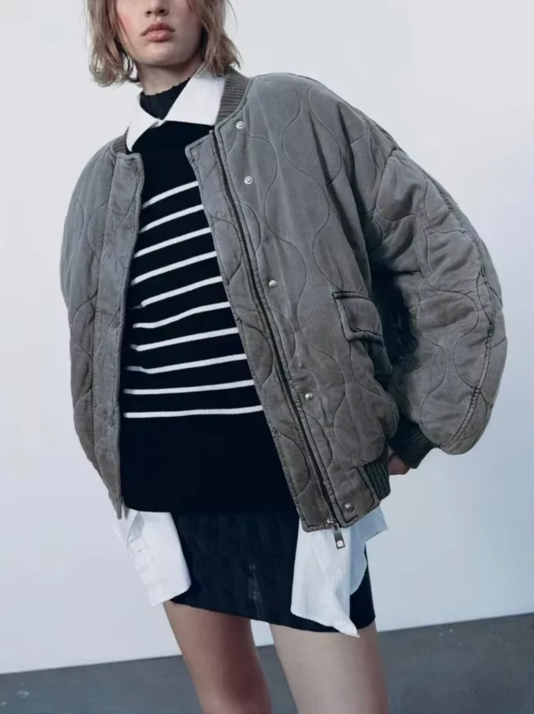 Levoire | Veste En Coton Avec Col Rond