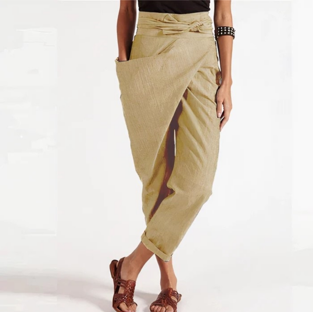 Levoire | Haute Taille Pantalon FR Femmes FR Le Style Tendance Khaki