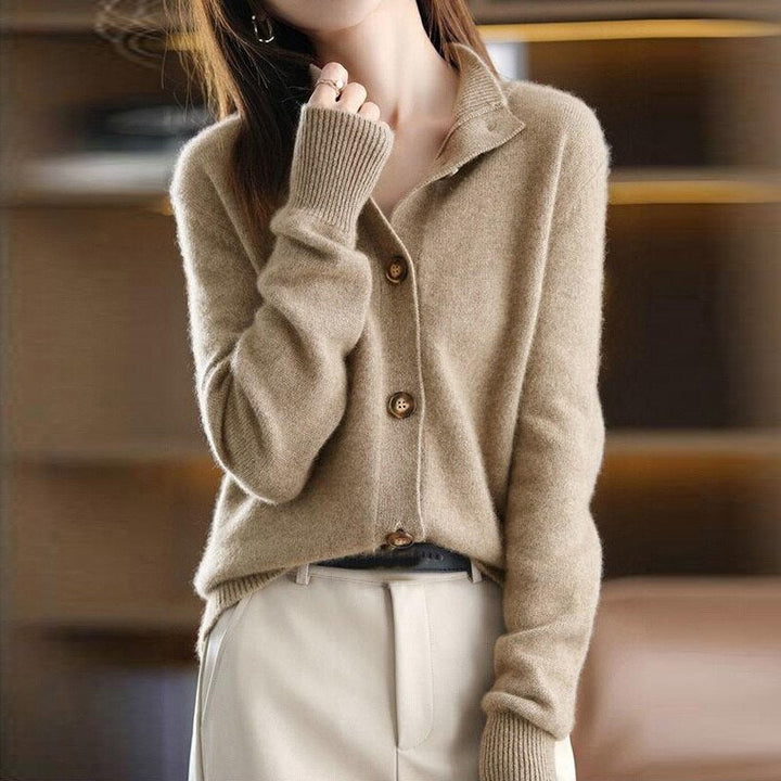 Levoire | Cardigan Avec Sensation Cachemire Pour Une Élégance Intemporelle Braun