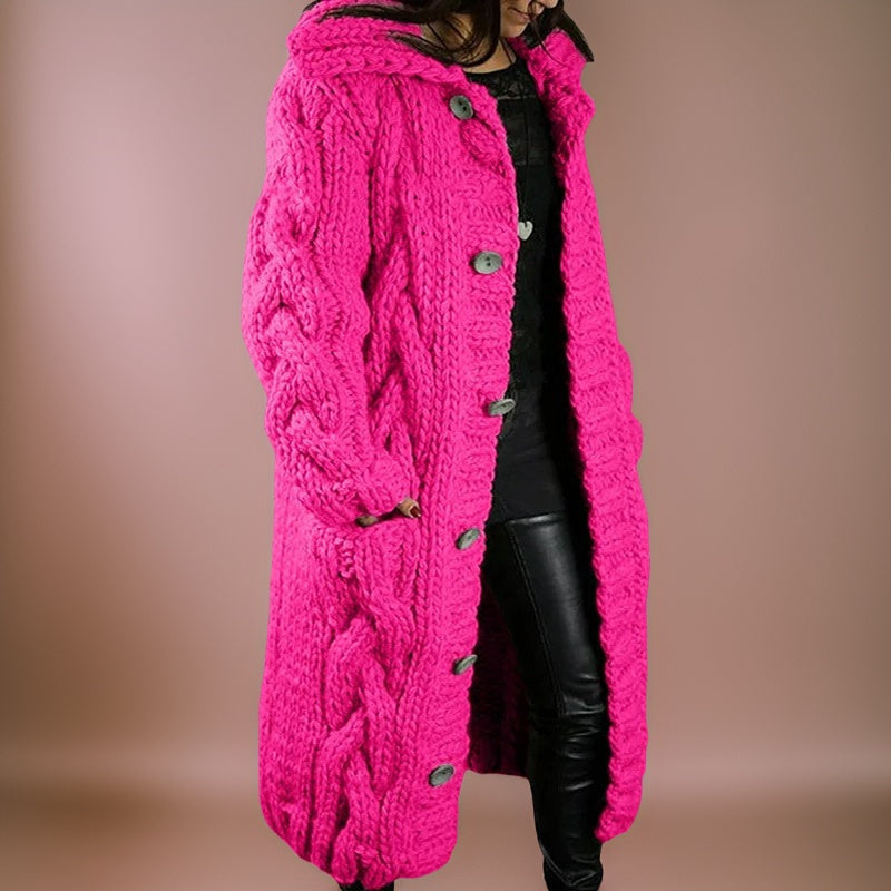 Levoire | Long Cardigan Femmes Cozy Days Rosa