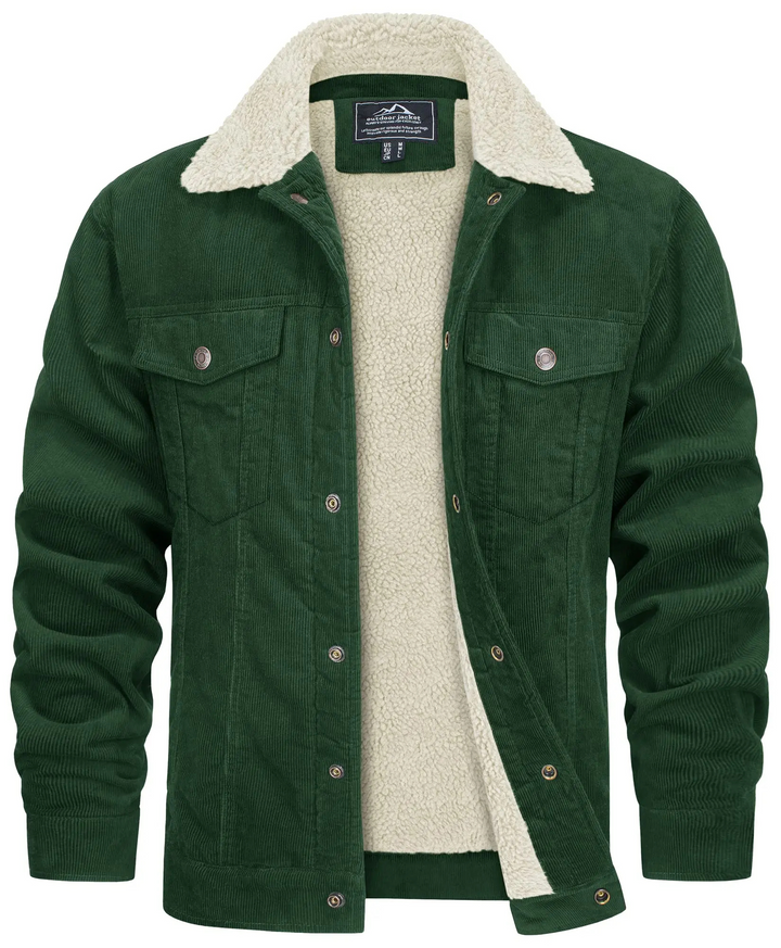 Levoire | Veste pour hommes chaude pour les mois froids Olive vert