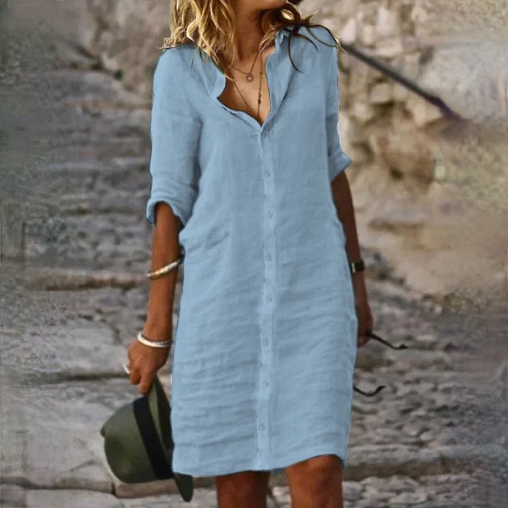 Levoire | Robe décontractée élégante Bleu clair