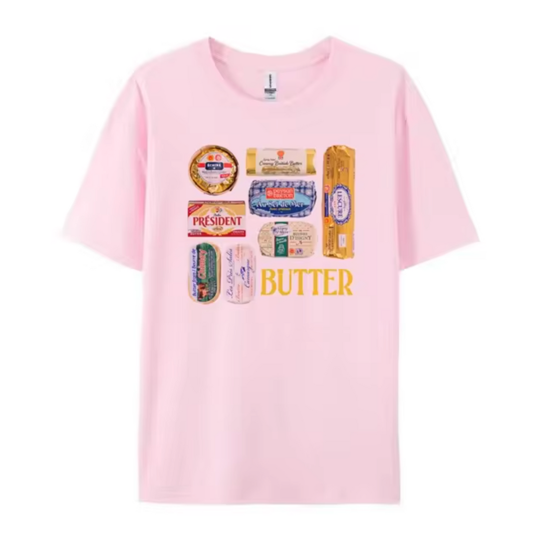 Levoire | T-Shirts Rétro Beurre Rosa