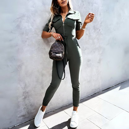 Levoire | Jumpsuit Élégant Pour Femmes Vert