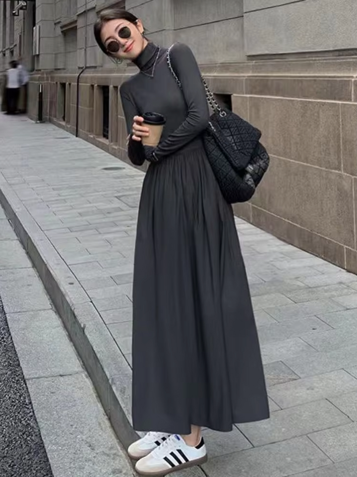 Levoire | Robe Longue Manches Fluides