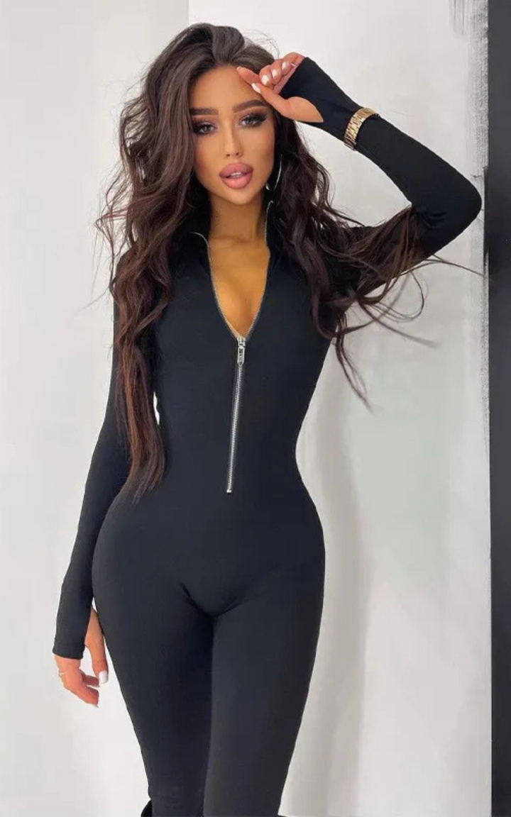 Levoire | Pantalon Femme Noir Serré Et Élégant
