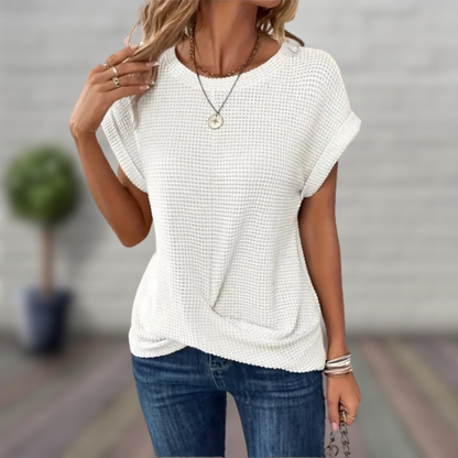 Levoire | Pull à manches courtes Bianco