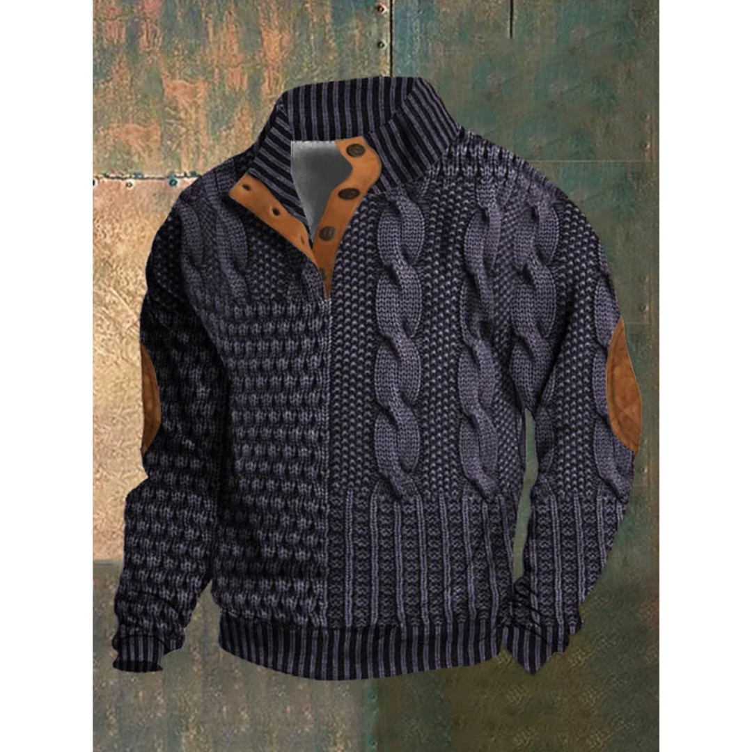 Levoire | Pull en tricot pour hommes pour les jours frais Violet