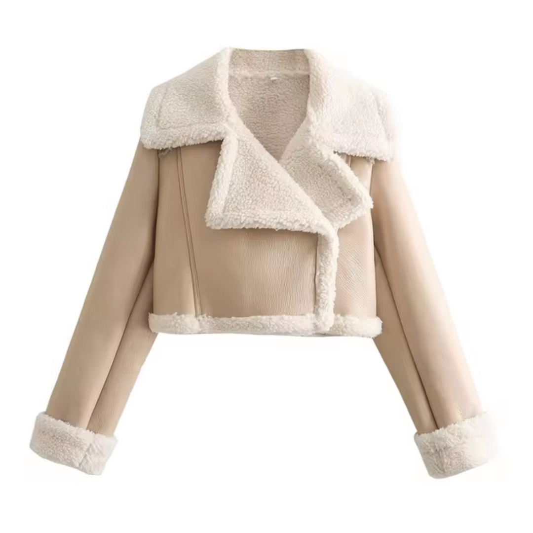 Levoire | Veste Courte En Art Beige