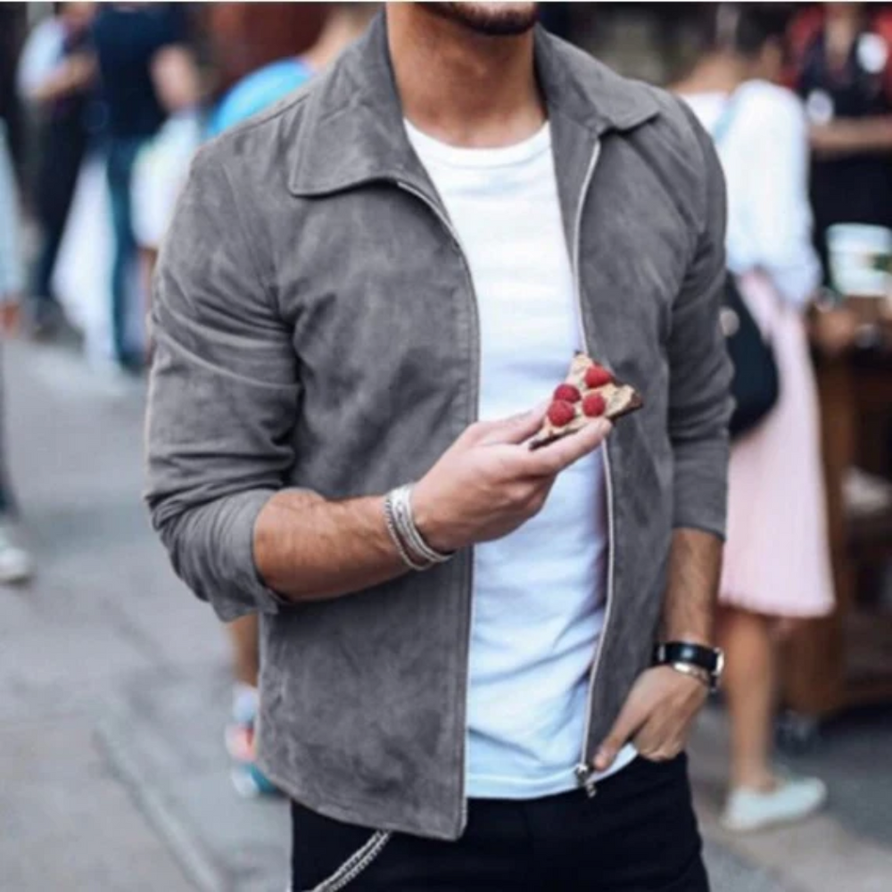 Levoire | Chic Veste Hommes Design Moderne Gris