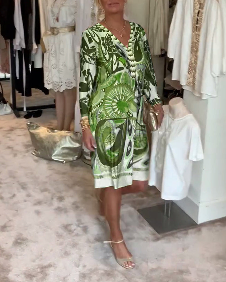 Levoire | Robe Vintage À Imprimé
