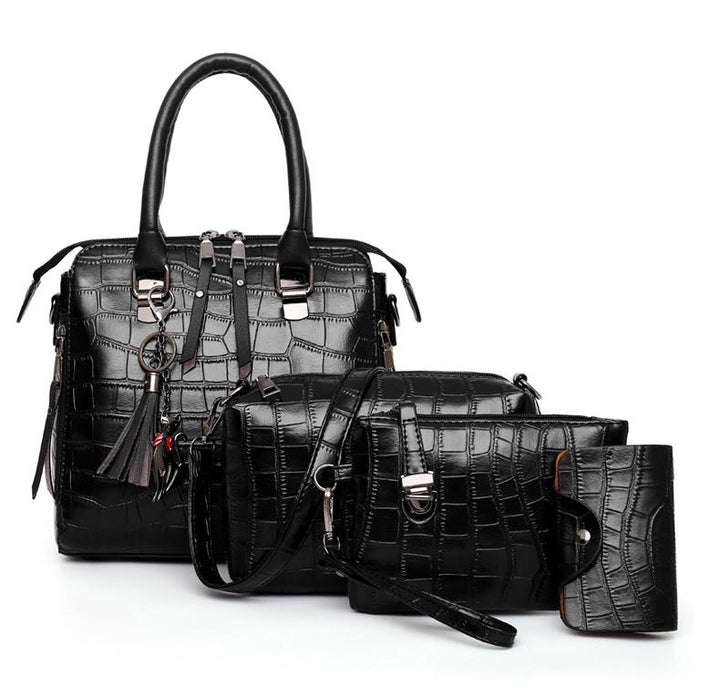 Levoire | Satz 4 Sacs en cuir Noir