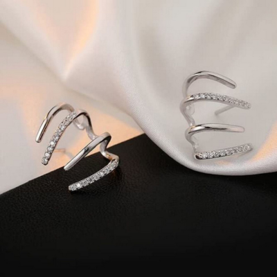 Levoire | Quadrilobes Boucles D'oreilles Argent (1+1 paire)