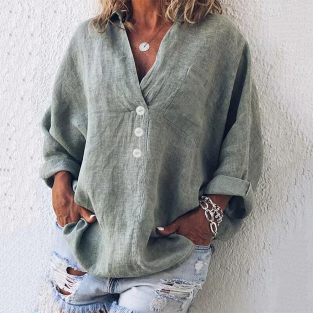 Levoire | Chic Blouse Robe FR Femmes FR Occasions Formelles Gris