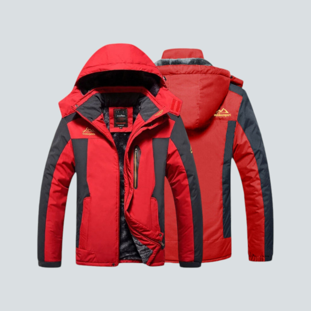 Levoire | Veste Imperméable Matelassée Pour Hommes Rot