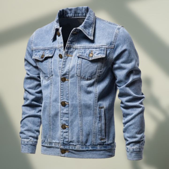 Levoire | Veste décontractée en denim Blu Jeans