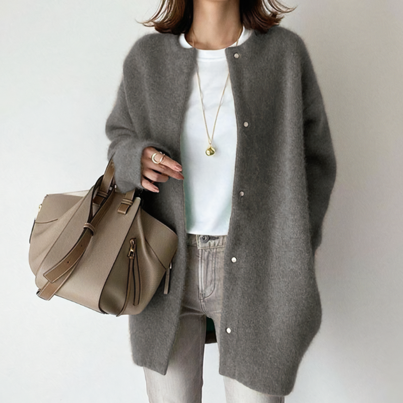 Levoire | Long Cardigan FR Women FR Autumn Gris Taille unique