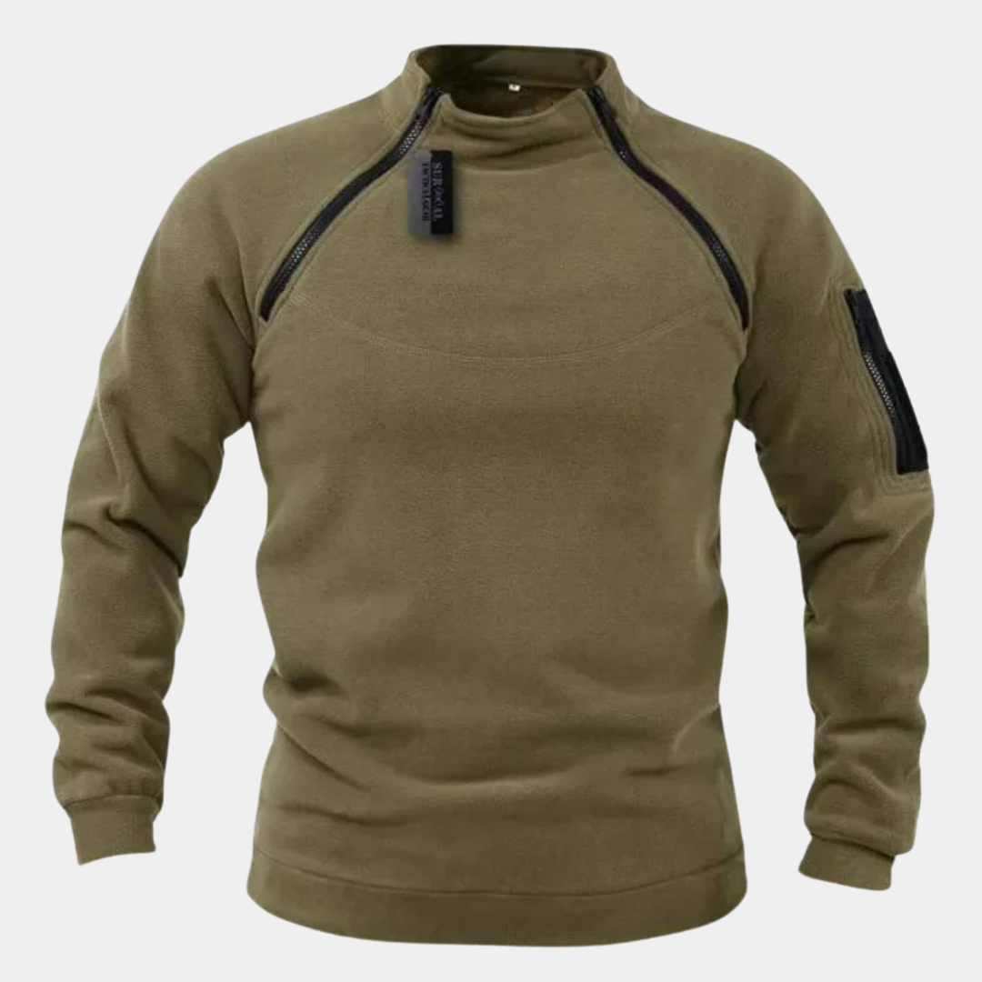 Levoire | Pull Extensible vert olive