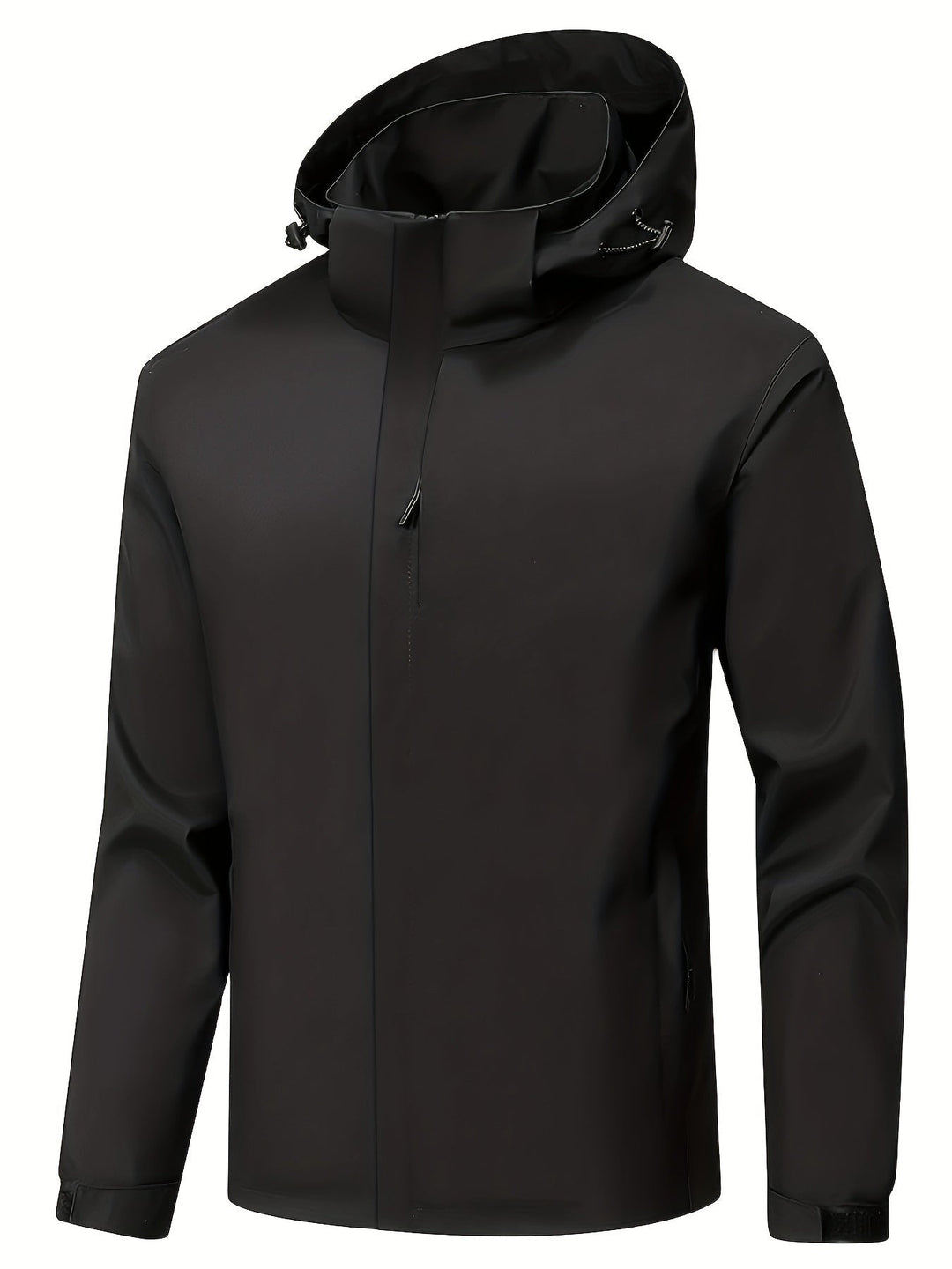 Levoire | Veste Homme Imperméable Et Coupe-Vent Avec Capuche Noir