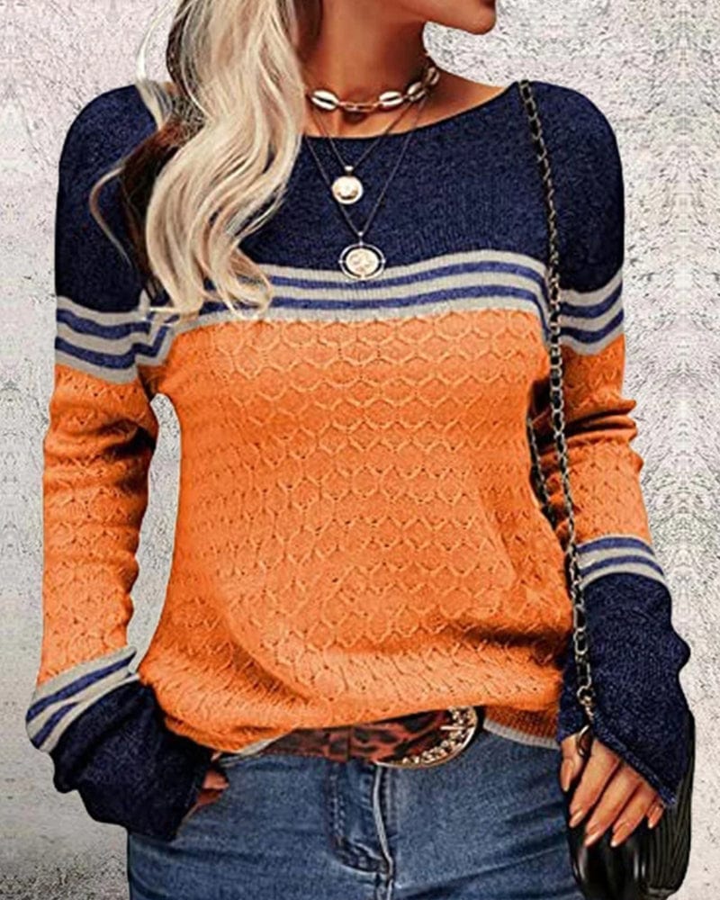Levoire | Col rond Pull à manches longues 2XL