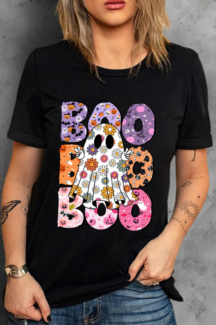 Levoire | BOO Gespenster Graphique Col Rond T-shirt à Manches Courtes Must