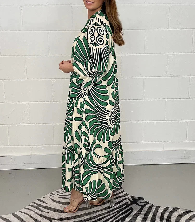 Levoire | Robe longue avec fermeture à boutons