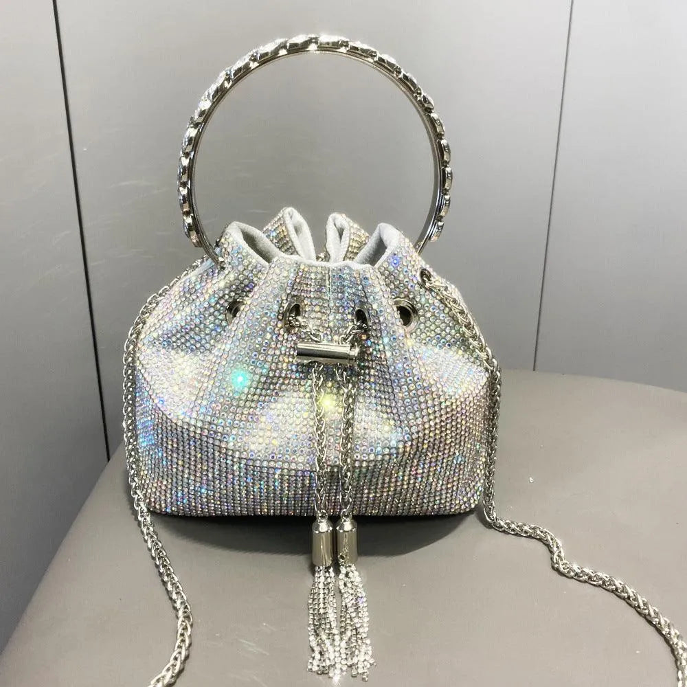Levoire | Sac pour femmes avec des diamants brillants Silber AB
