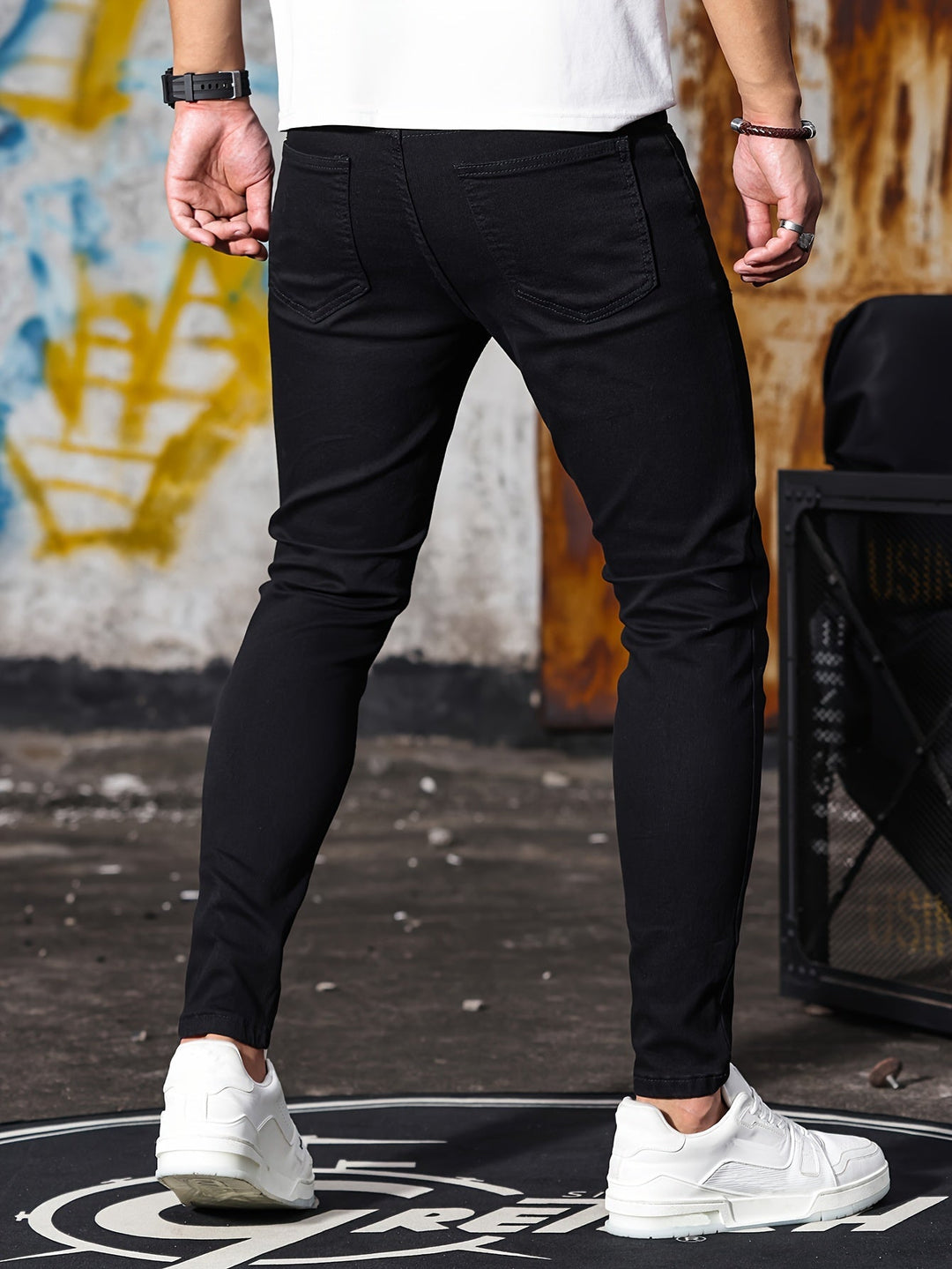 Levoire | Jeans Skinny Style Urbain Avec Stretch De Niveau Moyen