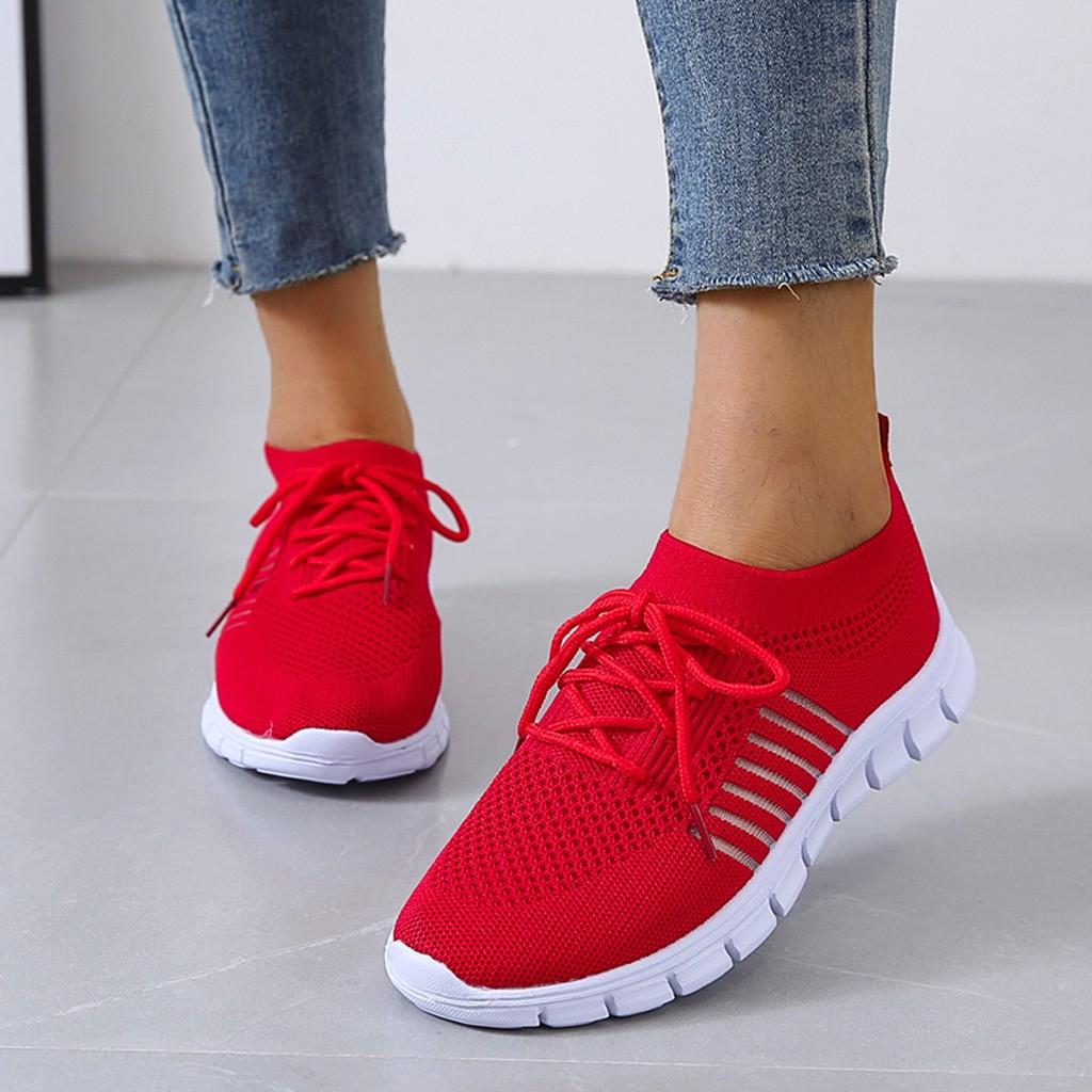 Levoire | Sneakers Confort Femmes Rochele Rot