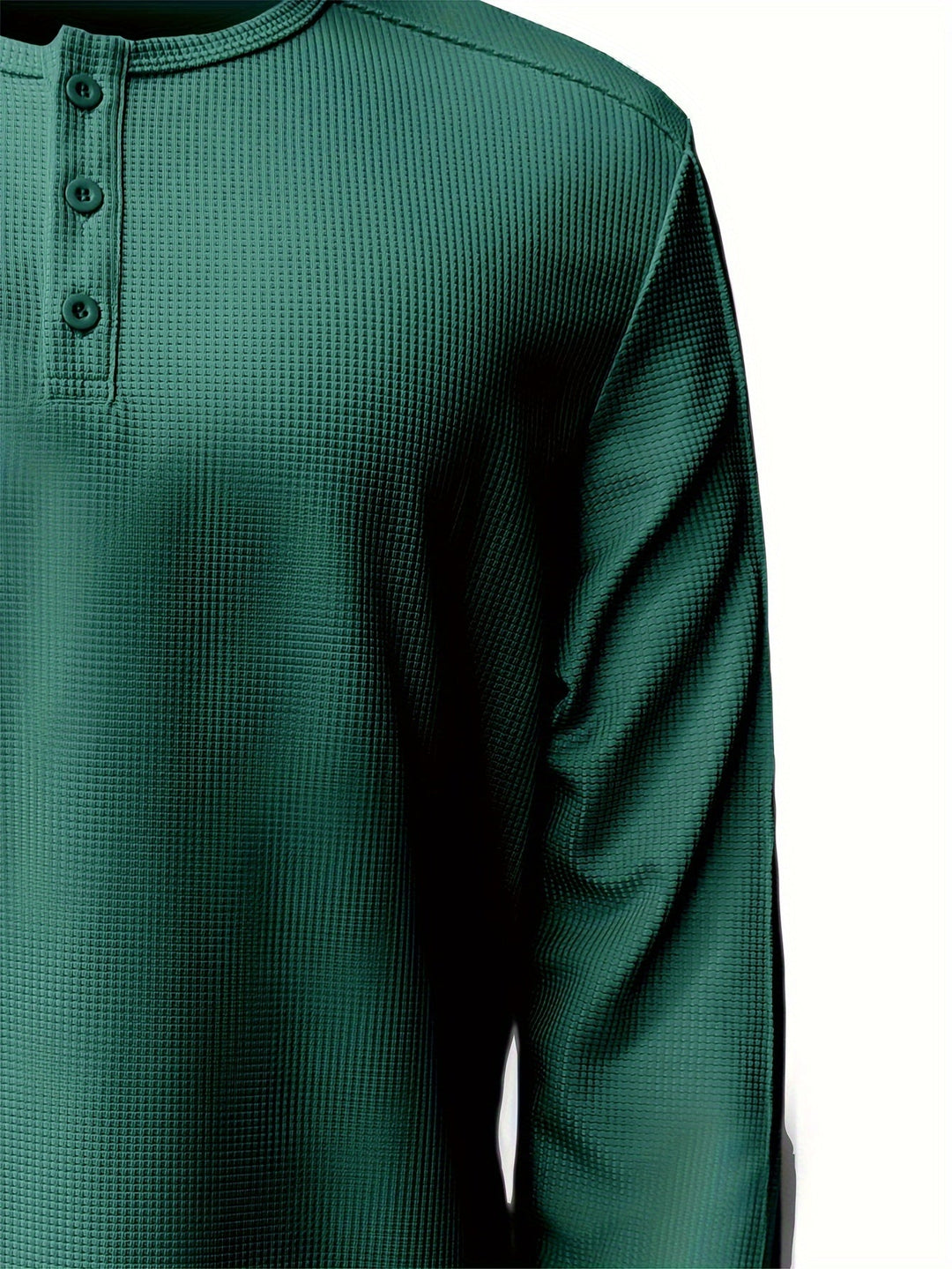 Levoire | T-Shirt Henley En Tricot Gaufré Homme