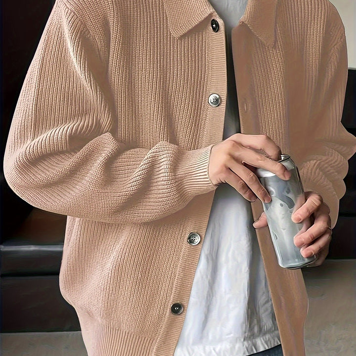 Levoire | Veste En Tricot Pour Homme Avec Détails Boutonnés