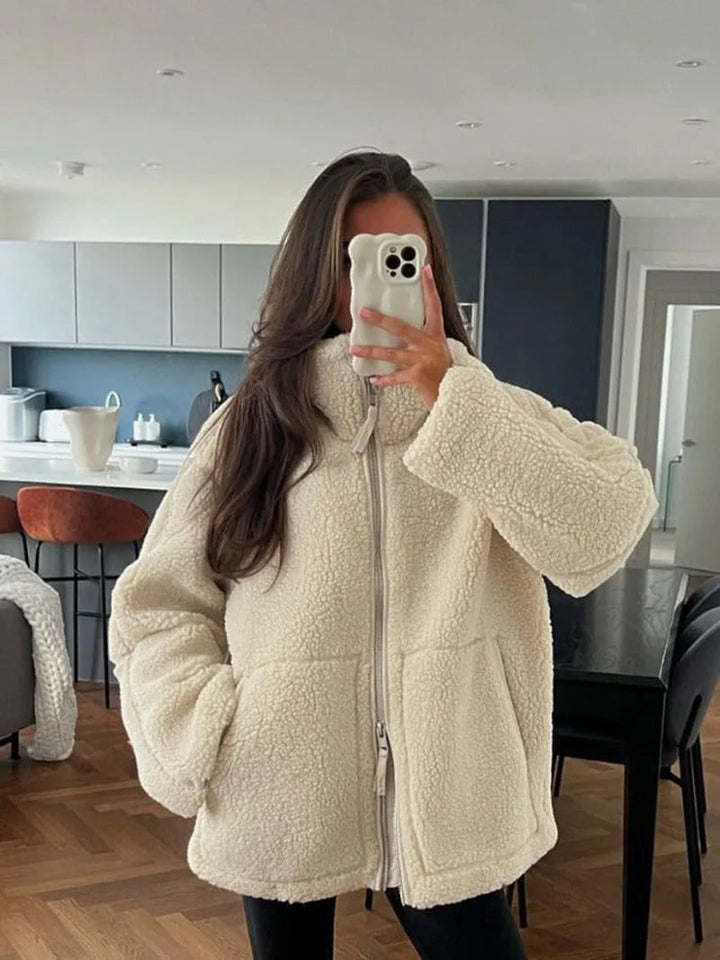 Levoire | Bergère Chandail Fleece Chauffant Beige