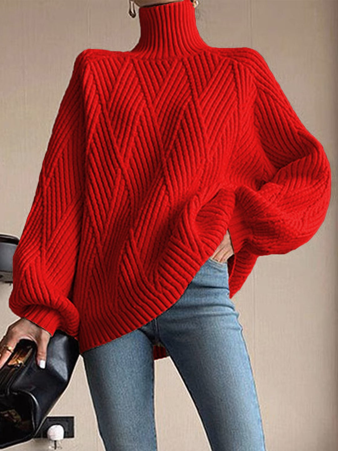 Levoire | Sweatshirt Femme Pour Un Look Urbain Élégant Rot