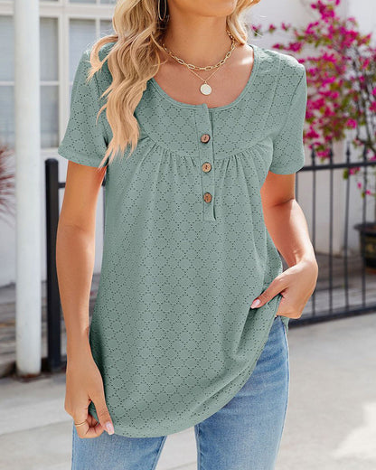 Levoire | Chemise à boutons Vert foncé