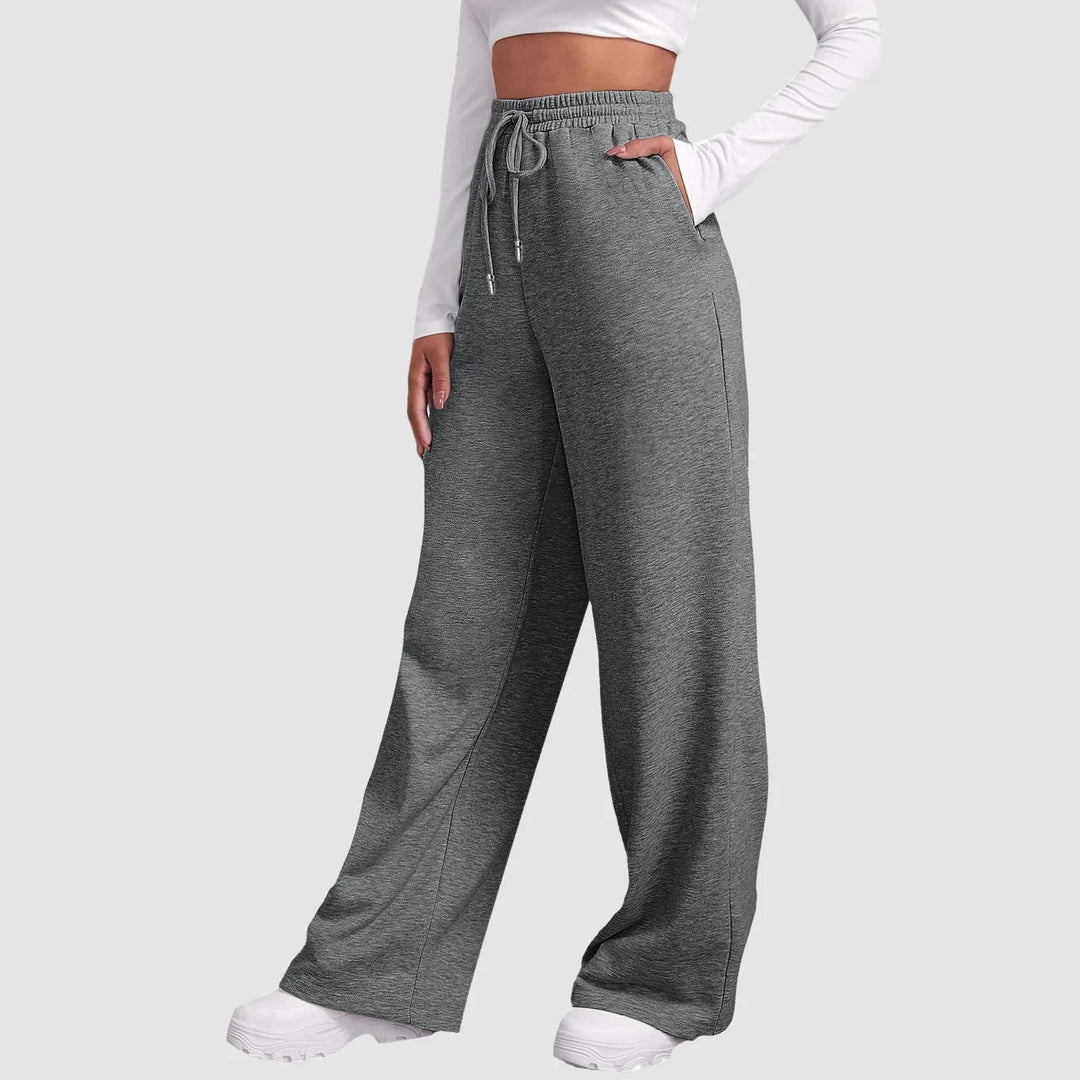 Levoire | pantalons de jogging doux pour femmes Gris foncé