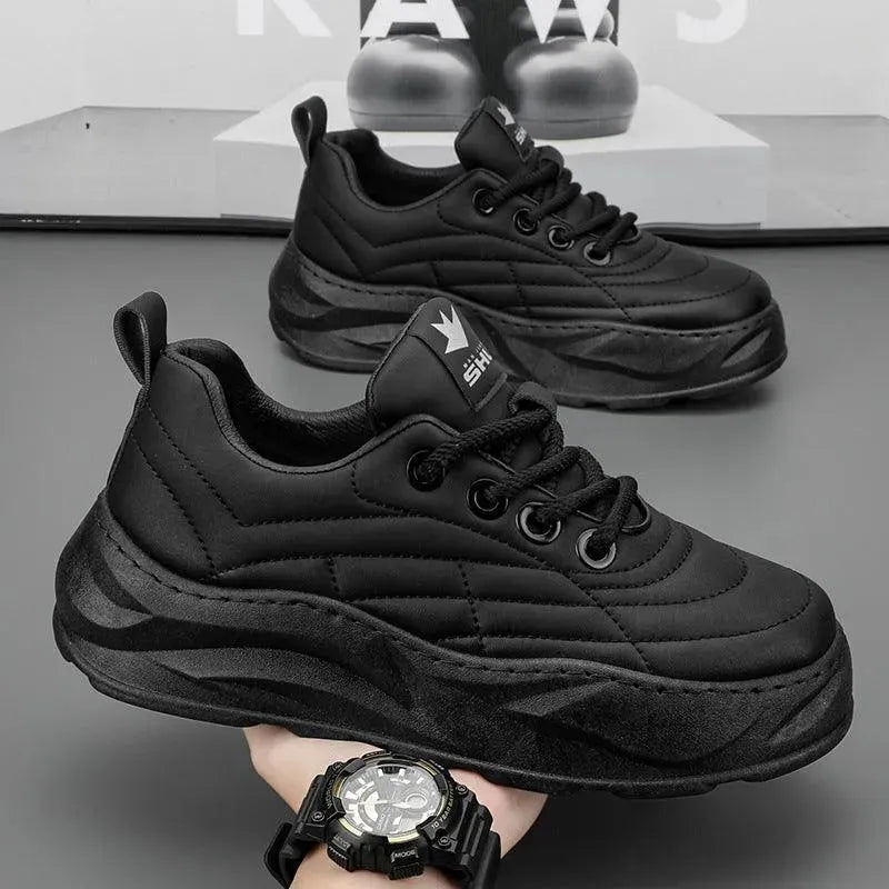 Levoire | Chaussures confortables à semelle épaisse Noir